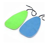Nevoluxer 2 Chiffons de nettoyage spéciaux pour instruments de musique (saxophone, flûte et clarinette) - Chiffons doux en suédine synthétique (vert, bleu)