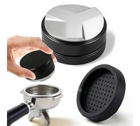 Nevoluxer Distributeur de Café et Tasseur 53 mm avec Réglage de Profondeur, Tamper 54mm pour Porte-Filtre pour Sage, Tampon Café en INOX avec Tapis Silicone