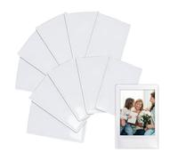 Nevoluxer Mini Cadre Photo Aimanté, 10 Pièces 9,5 x 6,5 cm Cadres Magnétiques pour Photos, Cartes Postales, Compatible avec Pellicule Polaroid pour Instax Mini, Blanc