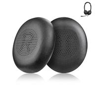 Nevoluxer Mousse Coussin Coussinets pour Jabra Evolve2 30 SE, Coussinets d'oreille en Cuir Protéiné Supra-Auriculaires, Confort Doux et Durable