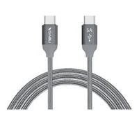 Nevox 1653 câble USB 1 m USB 2.0 USB C Gris, Argent