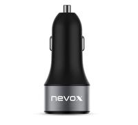 Nevox 1679 Chargeur D'appareils Mobiles Universel Noir Allume-Cigare