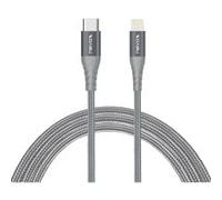 Nevox 1885 câble Lightning 1 m Gris, Argent