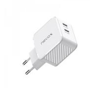 Nevox Chargeur 45W DUAL USB-C (PD) QC3.0 GaN