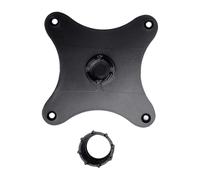 NevPuose Adaptateur de support de support de moniteur avec trou de 75 mm, adaptateur de support de moniteur, tête sphérique de 17 mm, matériel de rechange horizontal vertical pour la maison, le lieu