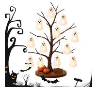 NevPuose Arbre Fantôme d'halloween À LED Déco Table LED Mignonne À Piles