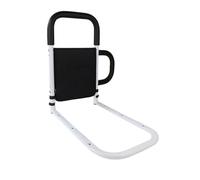 NevPuose Barrière de lit pour personnes âgées - Poignée d'aide antidérapante | Barre de lit avec poche de rangement | Pour adultes, personnes âgées, maison, hôpital, chambre de patient