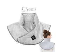 NevPuose Bouillotte Cervicale - Écharpe Thermique USB pour Cou et Épaules | Écharpe de Chauffage pour Temps Froid Hivernal - Maison Bureau Voiture Voyage Extérieur Road Trip Vacances