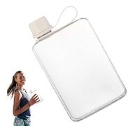 NevPuose Bouteille d'eau de poche - Bouteille d'eau plate et portable, légère | Récipient isotherme en Tritan en métal pour randonnée, camping, randonnée, sac à dos, tasse de voyage Hydrapak