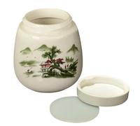 NevPuose Coquetiers | Décoration de cuisine vintage 220 ml, coquetier en céramique avec couvercle - pour maison, dortoir, hôtel, restaurant, appartement, entreprises, location