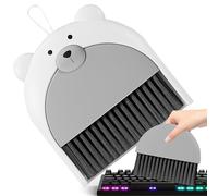 NevPuose Ensemble Petit Balai et Pelle à Poussière,Ensemble Mini Balai et Pelle à Poussière | petit balai à main et pelle à poussière, de Mini balais de bureau, petite brosse de