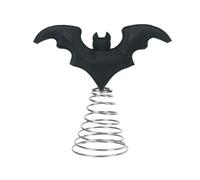 NevPuose Halloween Tree Top Decoration - Bat Shaped Holiday Ornament, Decorative Mini Tree Accent, Seasonal Gothic Display | Porch Window Entryway Rustic Farmhouse Indoor Outdoor Festival Decor