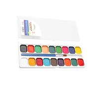 NevPuose Kids Watercolour Paint Set - Bright Assorted Painting Palette, Art Learning Colours, Easy Clean Creative Tools | Group Craft Supplies for Holiday Classroom Projects Birthday Activities