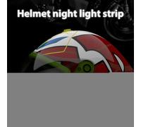 NevPuose Led Helmets Light Strip - Helmet Light Decoration Kit, Water Resistant Shockproof Design, Firm Adhesive EL Lights | Motorcycle Helmet Lighting For Night Riding For Dad Boyfriend Friends