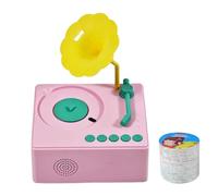 NevPuose Music Playing Gramophone - Early Learning Phonograph Toy, 96 Card Musical Box, Interactive Preschool Education Set | Fun Educational Toy for Children Home Play Cognitive Development