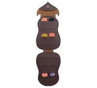 NevPuose Organiseur de médiators de guitare - Support de médiators en forme d'animal - Accessoires de musicien, sac de rangement portable pour médiators de guitare, basse, ukulélé, Café noir, Refer to