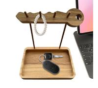 NevPuose Ornement de porte-clés d'entrée, présentoir de porte-clés | Ornement rustique pour porte-clés d'entrée | Porte-colliers de table réutilisable, organisateur de clé de maison,