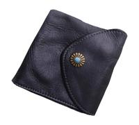 NevPuose Portefeuille en cuir pour homme, porte-monnaie en cuir PU avec fentes pour cartes, porte-monnaie pliable en trois parties pour la randonnée, l'escalade, le cyclisme, le shopping, Noir , Voir