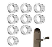 NevPuose Protecteur mural de butée de porte, butée de bouton de porte - 9X Butoir de pour la maison,Bloqueur de arrière sans perceuse, accessoires muraux de protection pour la maison, la