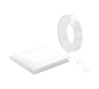 NevPuose Protection pour Vitre de Voiture Brisée | Film De Réparation Pré-Découpé | Protection Transparente et Étanche 80 X 120 cm Avec Adhésif Double Face | pour Pare-brise