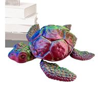 NevPuose Sea Turtles FIGGET Figure - Modèle d'impression 3D avec des Membres Mobiles, Statue Animale innovante en Plastique avec Une Lisse, Un Objet Anti-Stress ludique pour Jeune et Vieux, Unique