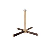 NevPuose Support pour perroquet en bois, grimpeur pour perroquet, perroquet - Perche d'escalade pour cage - Roue d'entraînement en bois - Jouet pour petits oiseaux d'amour, conures, oiseaux