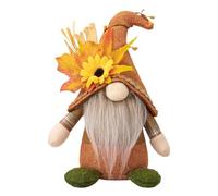 NevPuose Thanksgiving GNOME Decor Harvest Style - Sunflower Faceless Dwarf Figure, Fall Farmhouse Tabletop Ornament, Seasonal Display Piece | Decorative GNOME Doll for Autumn Home Table Styling