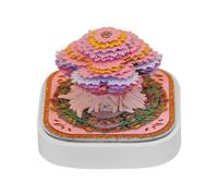 NevPuose Treehouse Memo Pad - 3D Paper Sculpture Notepad, Tear Off Desktop Calendar Block, Artistic Writing Planning Supply | Desk Memo Sculpture For Workplace Studying Holiday Decor