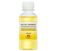Nevskaya Palitra - Huile de Lin pour la Peinture (120ml) | Diluant pour l'Huile | Vous Donne Plus de Temps Avant que les Couleurs ne Sèchent