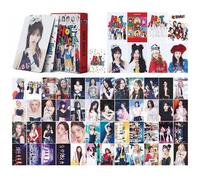 Nevstop 55Pcs BabyMonster Photocards HOT SAUCE Cards Nouvel Album Cards Mini Merch Photo Cards Baby Monster Poster pour Fans