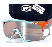 NEW 100% Speedcraft Lunettes De Soleil Shield Argent HiPER Anti Reflet Miroir