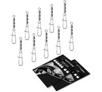 New 10x High-Speed Swivels With Fastlock Carabiner Triple Swivels Fishing Swivels Trout Swivels Fishing Accessories Trout Lures