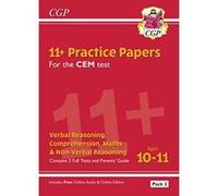 New 11+ CEM Practice Papers: Ages 10-11 - Pack 2 (with Parents' Guide & Online Edition) (CGP 11+ CEM) - [Version Originale] Inconnu (Auteur)