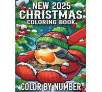 New 2025 Christmas Color By Number Coloring Book: Easy Design Christmas Color By Number Coloring Book | New 2026 Christmas Color By Number Coloring Pages