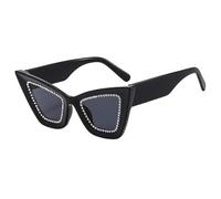 New 2025 Handmade Rhinestone Cat Eye Sunglasses Glasses for Women Sunglasses Beach Party(3)