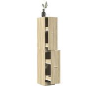 ""NEW 2026"" Armoire d'apothicaire, 1 PC, Cabinet de rangement, chêne sonoma bois d'ingénierie 30x41x174.5 cm L5080
