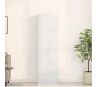 ""NEW 2026"" Armoire de chambre, Garde-robe, 1 PC, avec étagère Blanc 55x25x189 cm Bois d'ingénierie L4964