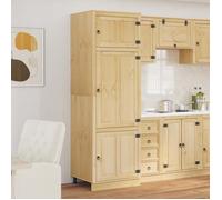 ""NEW 2026"" Armoire de cuisine 1 pc, moderne Cabinet de cuisine, avec étagère SKI Brun Miel 60x32x40 cm Pin massif L4847