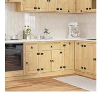 ""NEW 2026"" Armoire de cuisine 1 pc, moderne Cabinet de cuisine, avec tiroir SKI Brun Miel 60x46x81,5 cm Pin massif L4832