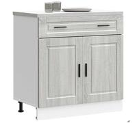(NEW 2026)Armoire de cuisine - CLOUD - Placard/BUFFET de cuisine,Armoire de base, Porto sonoma gris - Bois d'ingénierie 4354494