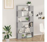 ""NEW 2026"" Bibliothèque, 1 pc, cabinet de livres, pour salon, sonoma gris 100x24x188 cm L754