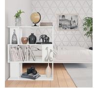 (NEW 2026)Bibliothèque - CLOUD - Cabinet/Placard pour livres -/Cloison Blanc 80x24x96 cm - Bois d'ingénierie 4714577
