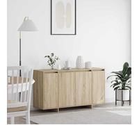 ""NEW 2026"" Buffet Classique, Armoire latérale, pour salon, Chêne Sonoma 135x41x75 cm Bois d'ingénierie L3627