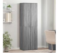 ""NEW 2026"" Buffet haut, 1 PC, design rectangulaire, sonoma gris 60x35x180 cm bois d'ingénierie L5123