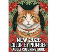 New 2026 Color By Number Adult Coloring Book: Easy Design Color By Number Adult Coloring Book | Large Print Birds, Flowers, Butterflies, Animal and More