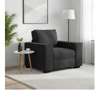 ""NEW 2026"" Fauteuil noir 100x78x84 cm velours L2570