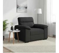 ""NEW 2026"" Fauteuil noir 100x81x84 cm tissu L2717