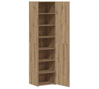 ""NEW 2026"" Haut Armoire lot de 2, moderne BUFFET HAUT, Chêne artisanal 45x42,5x185 cm L1753