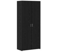 ""NEW 2026"" Haut Armoire lot de 2, moderne BUFFET HAUT, Chêne noir 80x42x185 cm L1761