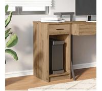 (NEW 2026)Meuble ordinateur/Bureau PC - CLOUD - Cabinet de Bureau Support de tour d'ordinateur tiroir chêne artisanal 35x45x77 cm 72